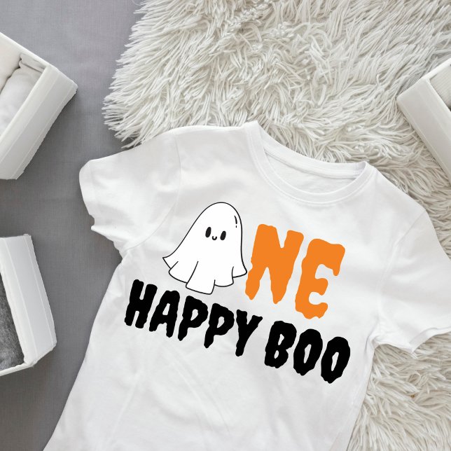 Camiseta De Bebé Un niño feliz de boom Fiesta de primer cumpleaños (Subido por el creador)