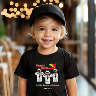 Camiseta De Bebé Un niño gracioso que dice personajes de la mafia e