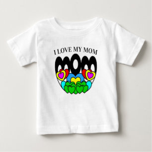 Camiseta De Bebé Un niño que ama a su mamá