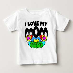Camiseta De Bebé Un niño que ama a su mamá
