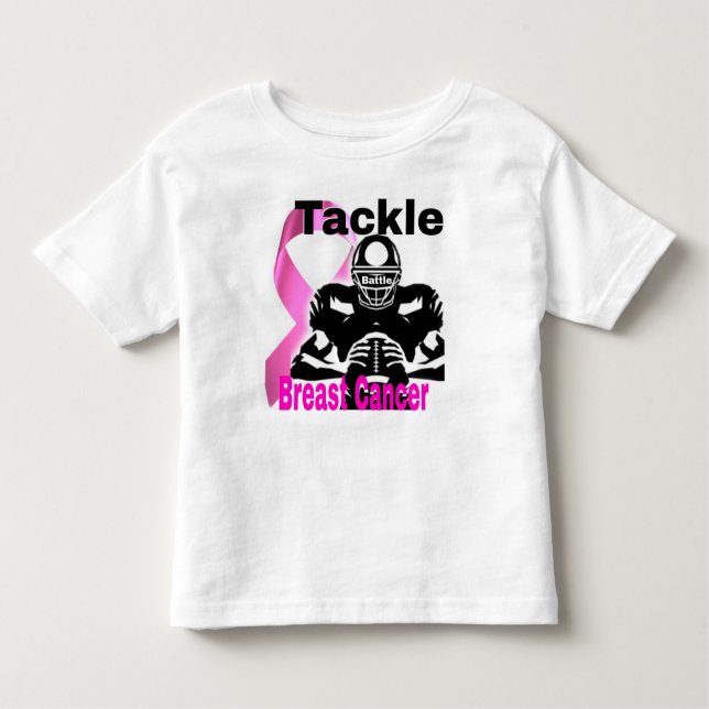 Camiseta De Bebé Un niño que lucha contra el cáncer de mama (Anverso)