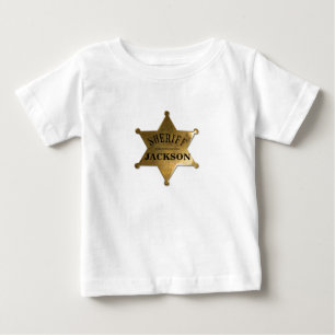 Camiseta De Bebé Un nuevo Sherriff de Lil' en la ciudad