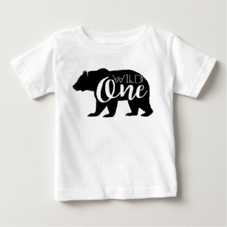 Camiseta De Bebé Un oso salvaje | Primera fiesta de cumpleaños
