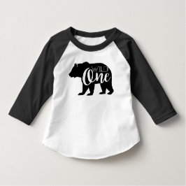 Camiseta De Bebé Un oso salvaje | Primera fiesta de cumpleaños