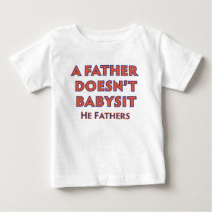 Camiseta De Bebé Un padre no bebe