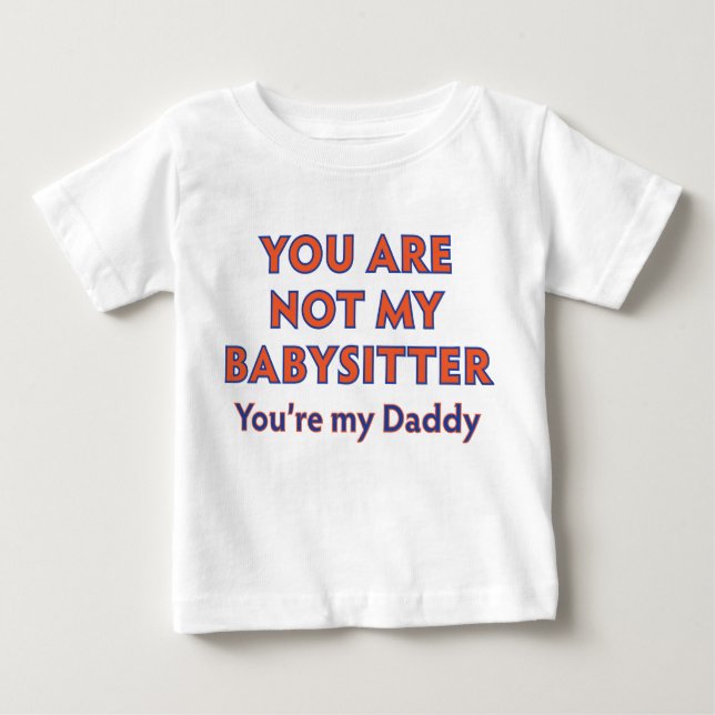Camiseta De Bebé Un padre no bebe (Anverso)