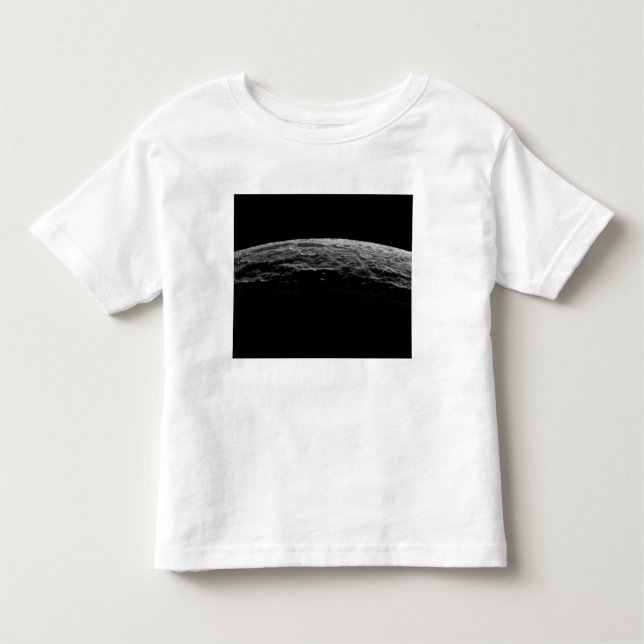 Camiseta De Bebé Un paisaje irreal de la luna de Saturno (Anverso)