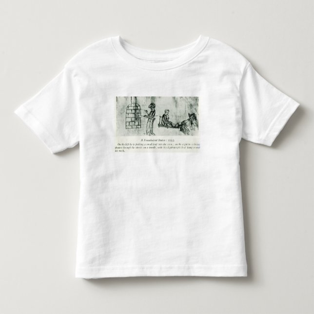 Camiseta De Bebé Un panadero fraudulento, 1293 (Anverso)