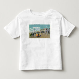 Camiseta De Bebé Un par en una escena de la silla del balanceo del