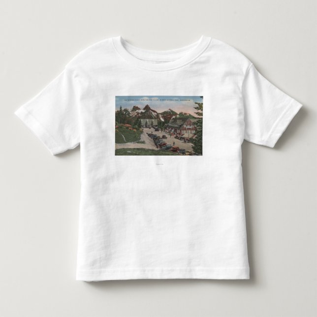 Camiseta De Bebé Un parque nacional más lluvioso - Tatoosh (Anverso)