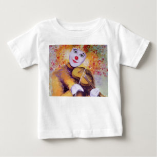 Camiseta De Bebé Un payaso dulce tocando el violín