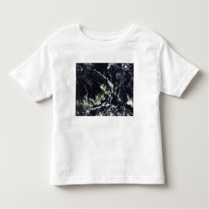 Camiseta De Bebé Un penacho volcánico de la caldera de Rabaul