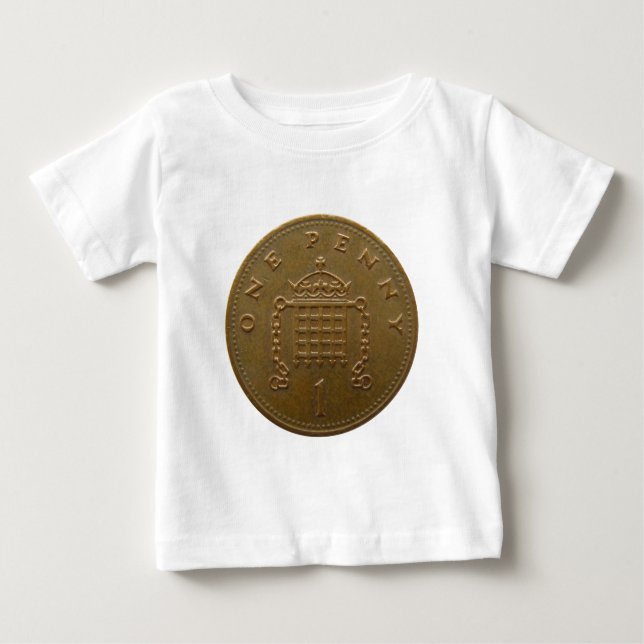 Camiseta De Bebé Un penique (Anverso)