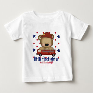 Camiseta De Bebé Un pequeño bombero como papá