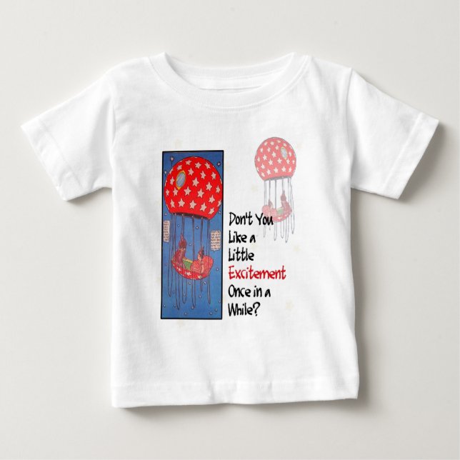 Camiseta De Bebé Un pequeño entusiasmo (Anverso)