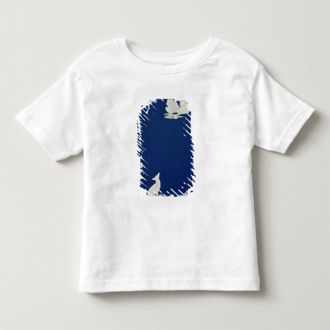 Camiseta De Bebé Un perro que grita en la luna (Anverso)