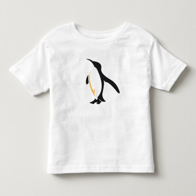 Camiseta De Bebé Un pingüino lindo (Anverso)