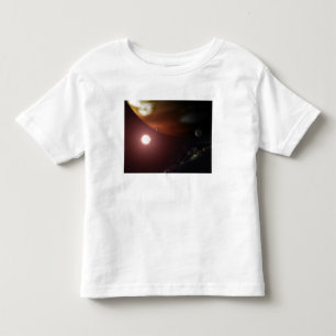 Camiseta De Bebé Un planeta del gigante de gas que está en órbita