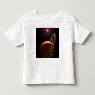 Camiseta De Bebé Un planeta del gigante de gas que está en órbita