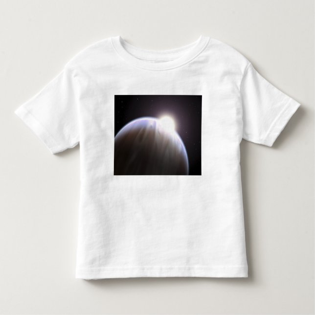 Camiseta De Bebé Un planeta extrasolar con su estrella matriz (Anverso)