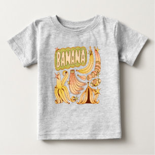 Camiseta De Bebé Un plátano/Ilustracion de banana