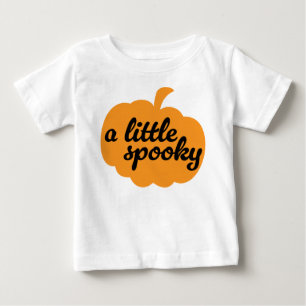 Camiseta De Bebé Un poco espeluznante - Temporada de Halloween