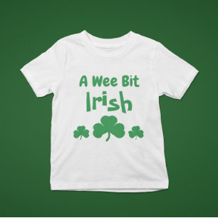 Camiseta De Bebé Un poco irlandés