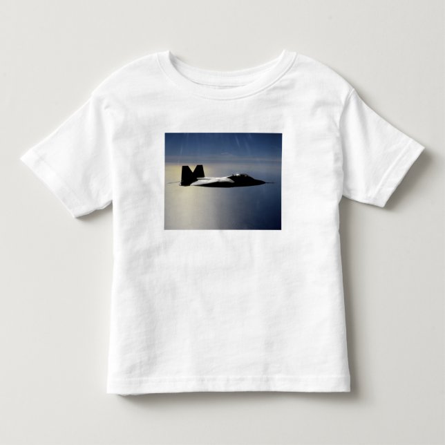 Camiseta De Bebé Un rapero F/A-22 vuela a una misión de capacitació (Anverso)