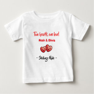 Camiseta De Bebé Un Regalo Para Hermana O Hermano, Cumpleaños, Pers
