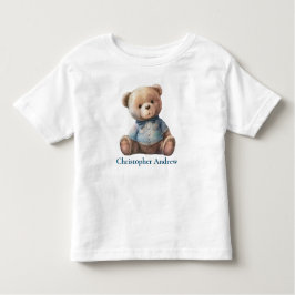 Camiseta De Bebé Un regalo personalizado para bebé de Teddy Bear