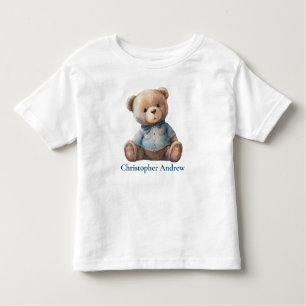 Camiseta De Bebé Un regalo personalizado para bebé de Teddy Bear