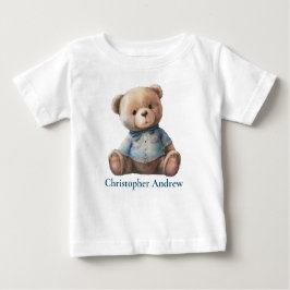 Camiseta De Bebé Un regalo personalizado para bebé de Teddy Bear