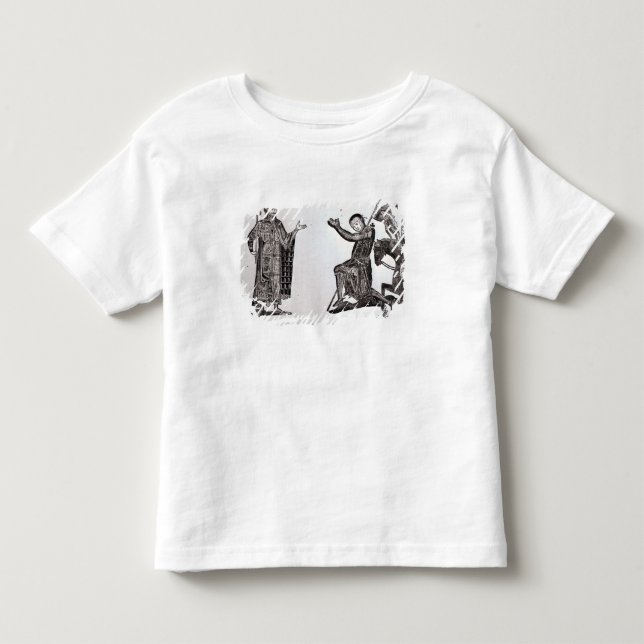 Camiseta De Bebé Un rey y un caballero (Anverso)