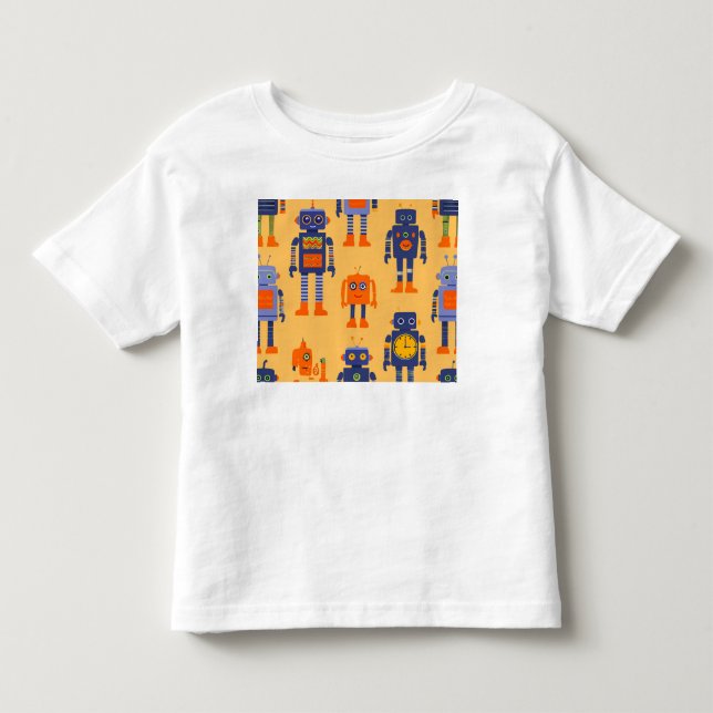 Camiseta De Bebé un robot interesante (Anverso)