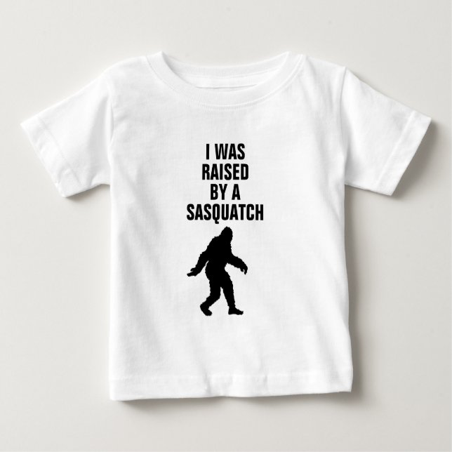 Camiseta De Bebé Un sasquatch me crié (Anverso)