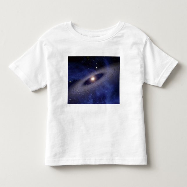 Camiseta De Bebé Un sistema solar distante (Anverso)