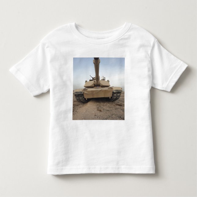 Camiseta De Bebé Un tanque de batalla principal M-1A1 (Anverso)