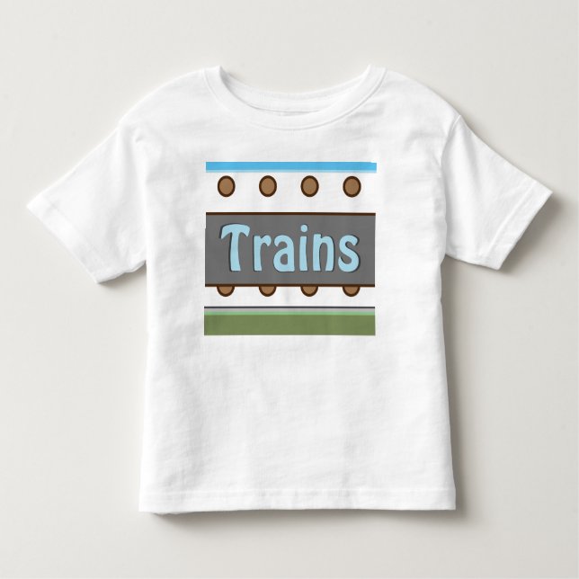 Camiseta De Bebé Un Tee De Tren (Anverso)