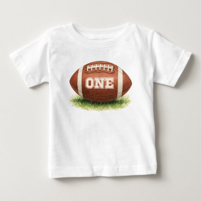 Camiseta De Bebé Un tema de cumpleaños en el fútbol americano (Anverso)
