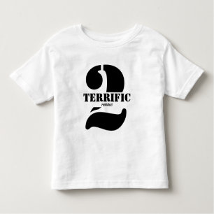 Camiseta De Bebé Un texto gracioso de dos terribles y terribles