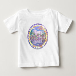 Camiseta De Bebé Un traje de bebé en paraíso morado