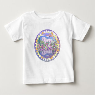 Camiseta De Bebé Un traje de bebé en paraíso morado