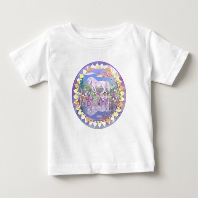 Camiseta De Bebé Un traje de bebé en paraíso morado (Anverso)