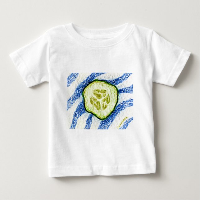 Camiseta De Bebé Un trozo de verano (Anverso)
