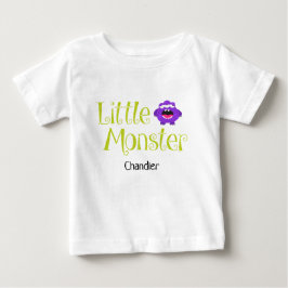 Camiseta De Bebé Un truco de Halloween o un nombre de un pequeño mo