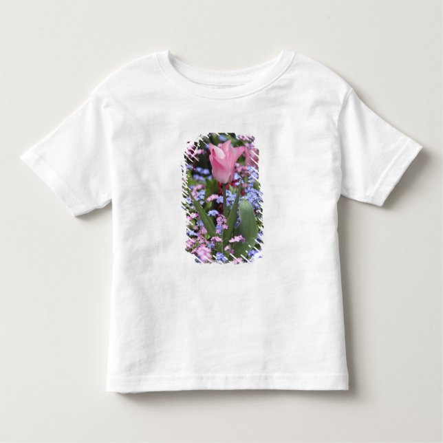 Camiseta De Bebé Un tulipán en los Jardines de Luxemburgo, París, F (Anverso)
