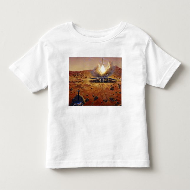 Camiseta De Bebé Un vehículo en ascenso de Marte (Anverso)