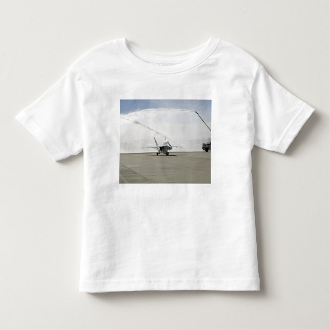 Camiseta De Bebé Una aeronave F-18 (Anverso)