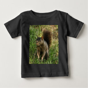 Camiseta De Bebé Una ardilla negra