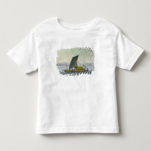 Camiseta De Bebé Una balsa que sale del puerto de Guayaquil,